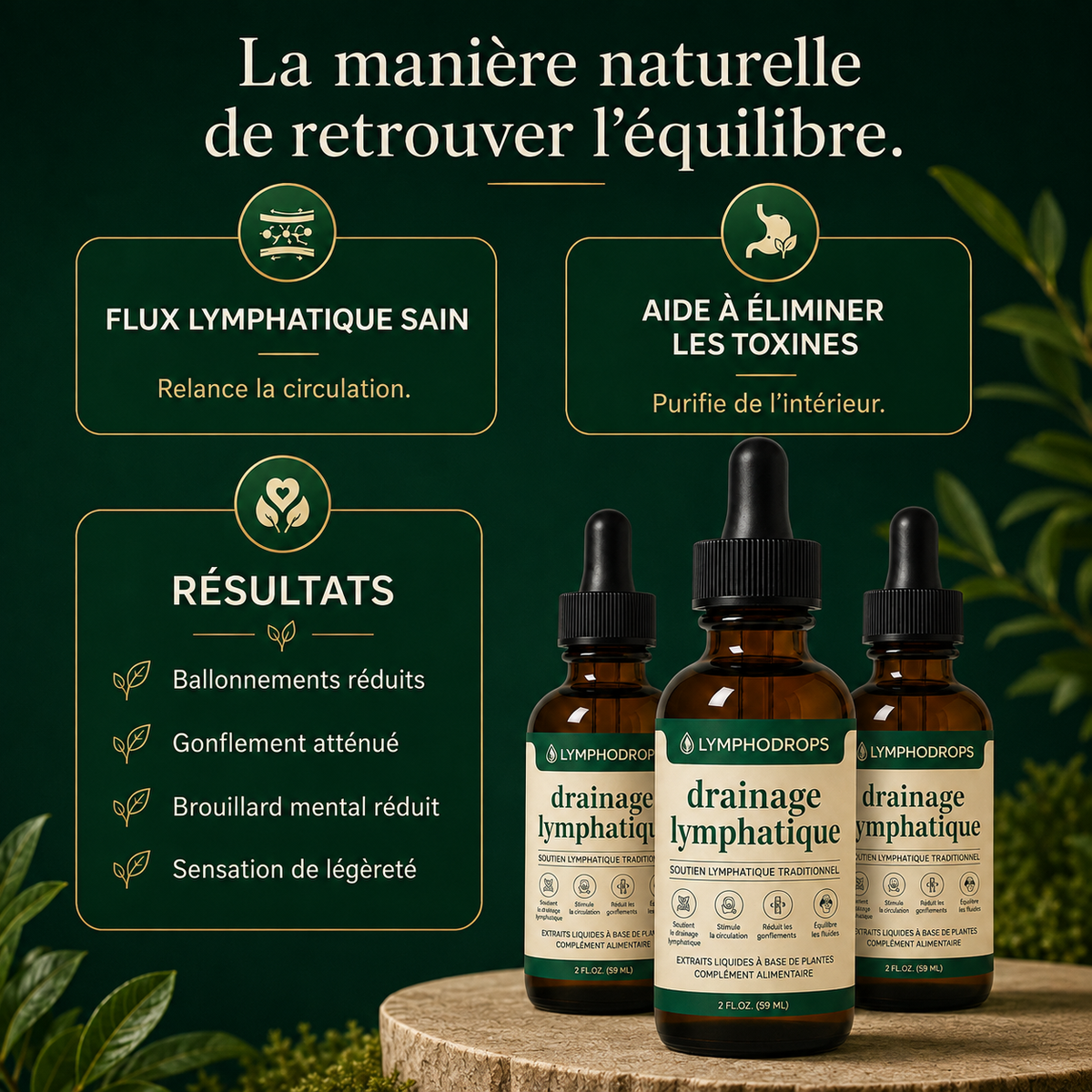 Gouttes de bien-être Lymphodrops
